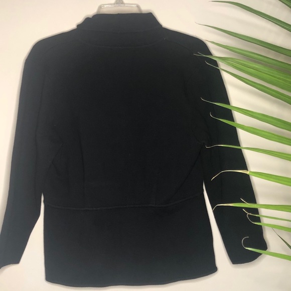 Alfani black button up cardigan - Picture 2 of 3